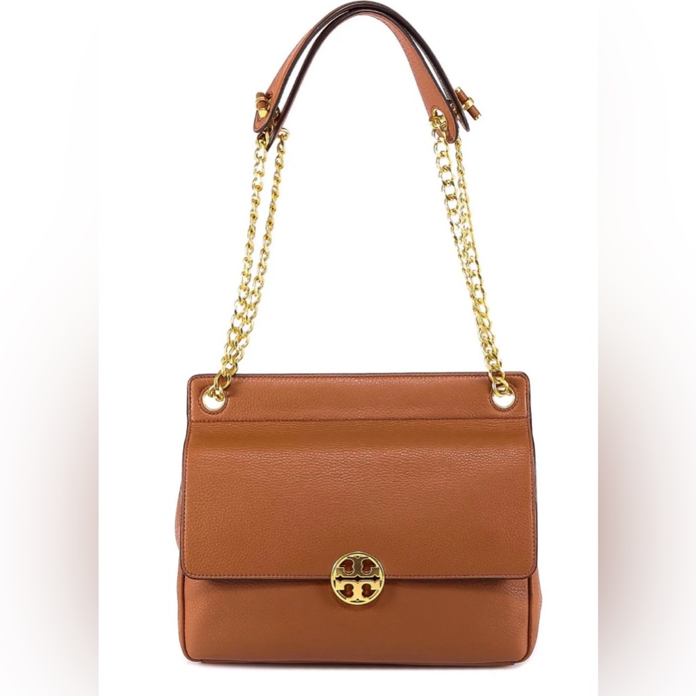 TORY BURCH CHELSEA FLAP SHOULDER BAG KOBICHA *please read**